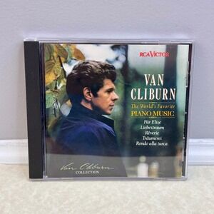 Van Cliburn: The Worlds Favorite‎ Piano Music (CD, RCA Victor 1992) ADD